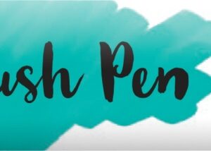 Brushpen türkisgrün