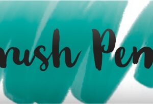 Brushpen tannengrün