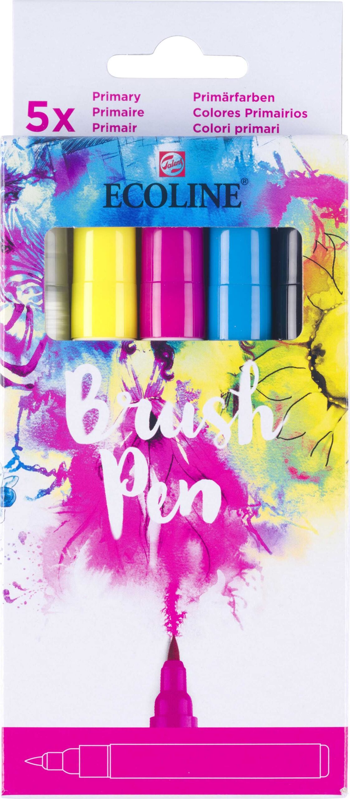 ECOLINE Brushpen Primary 5 Stück