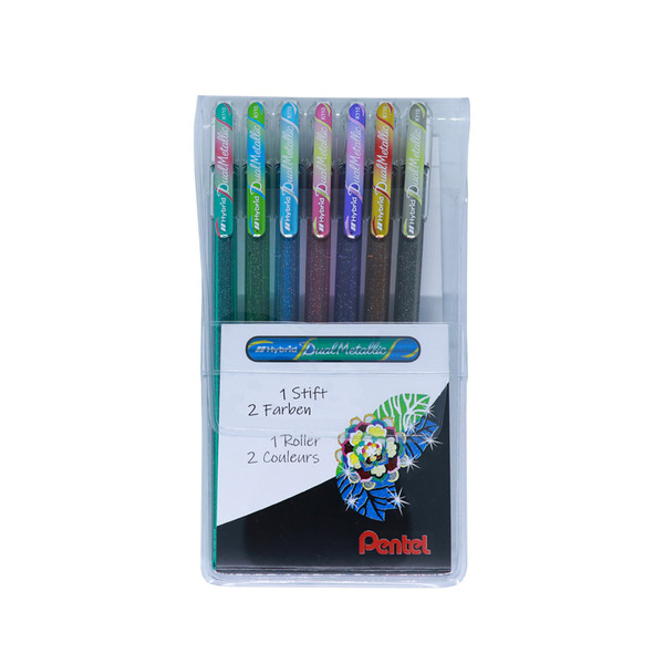 PENTEL Roller Hybrid Gel Dual Metallic