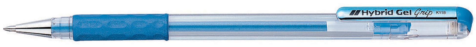 Pentel Hybrid Grip met. blau