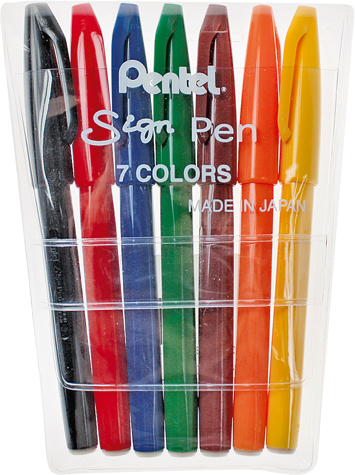 Faserschr.Sign Pen 2.0 7er