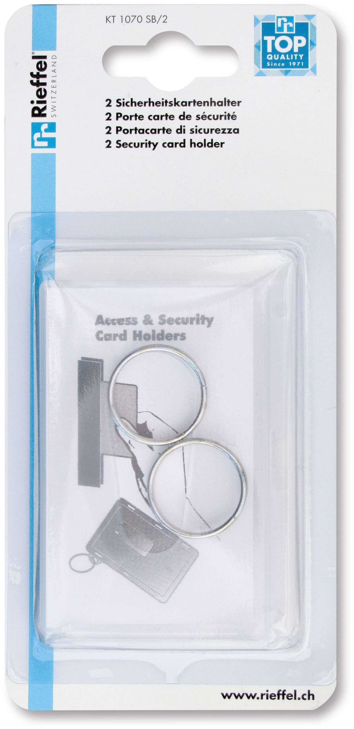 Badgehalter mit Schlüsselring