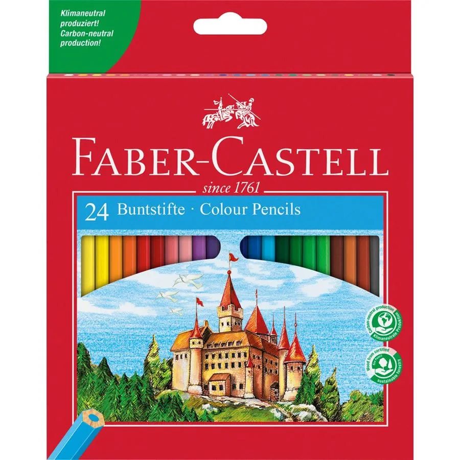 Farbstifte Castle 24er Karton