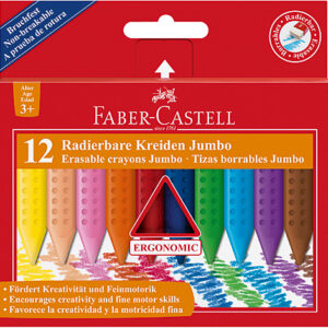 Kreide JumboGrip radierbar 12er