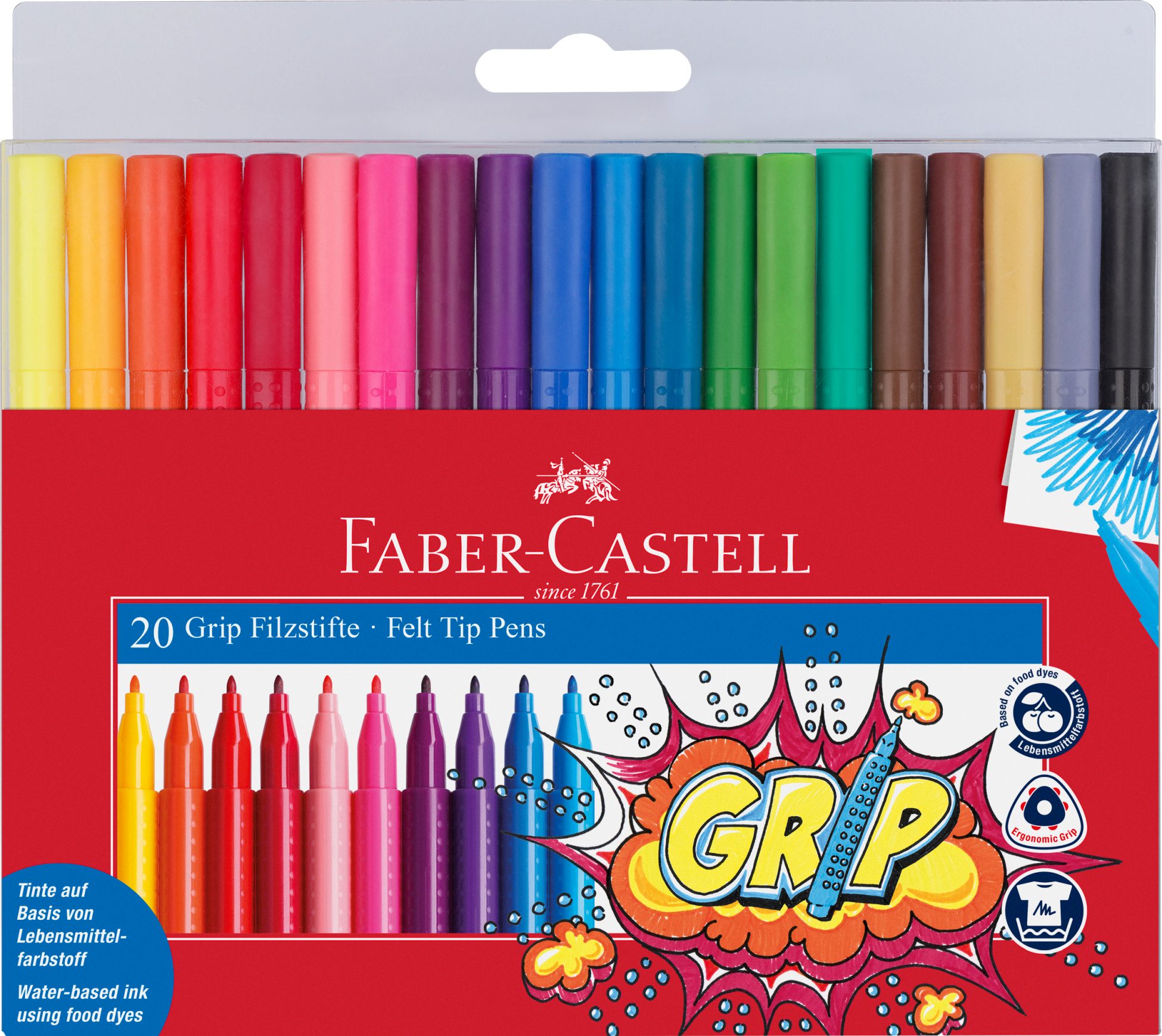 Faserschreiber ColourGrip 20er Etui
