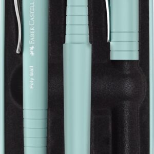 Set Poly Ball Pen schwarz Füllhalter Kugelschreiber