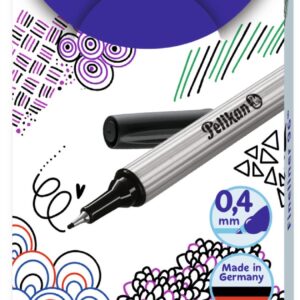 Fineliner Etui à 6 Farben ass.