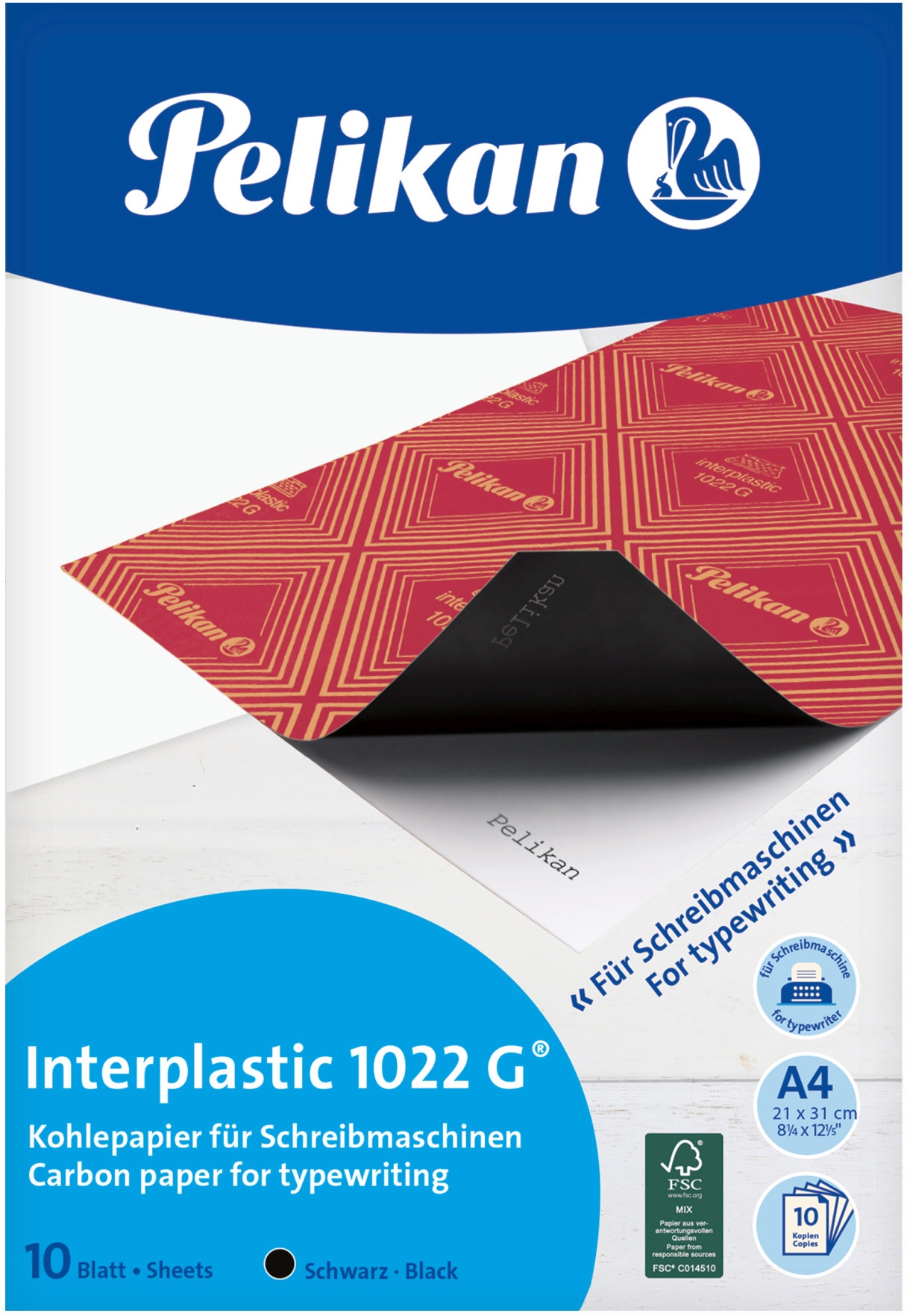 Pelikan Interplastik 10 Blatt