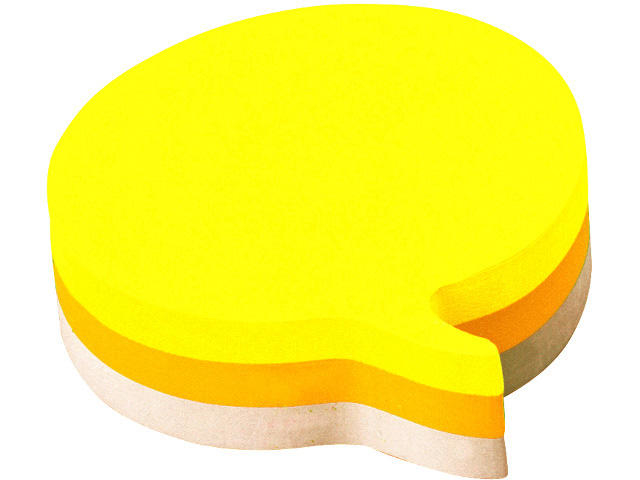 Post-it Würfel Sprechblase