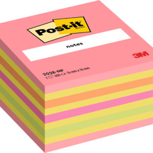 Post-it Würfel neon pink