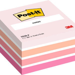Post-it Würfel pastell pink