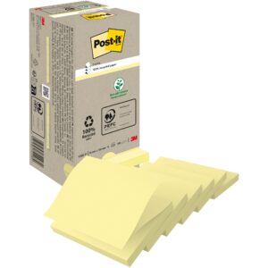 Post-it Z-Notes Recycl. Sparbox gelb