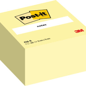 Post-it Würfel gelb 636B