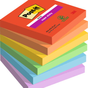Post-it Super Sticky Playfull 654 76x76mm