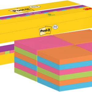 Post-it® Super Sticky Haftnotizen Promopack 21 + 3