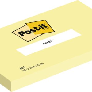 Post-it Block 655 76x127 gelb
