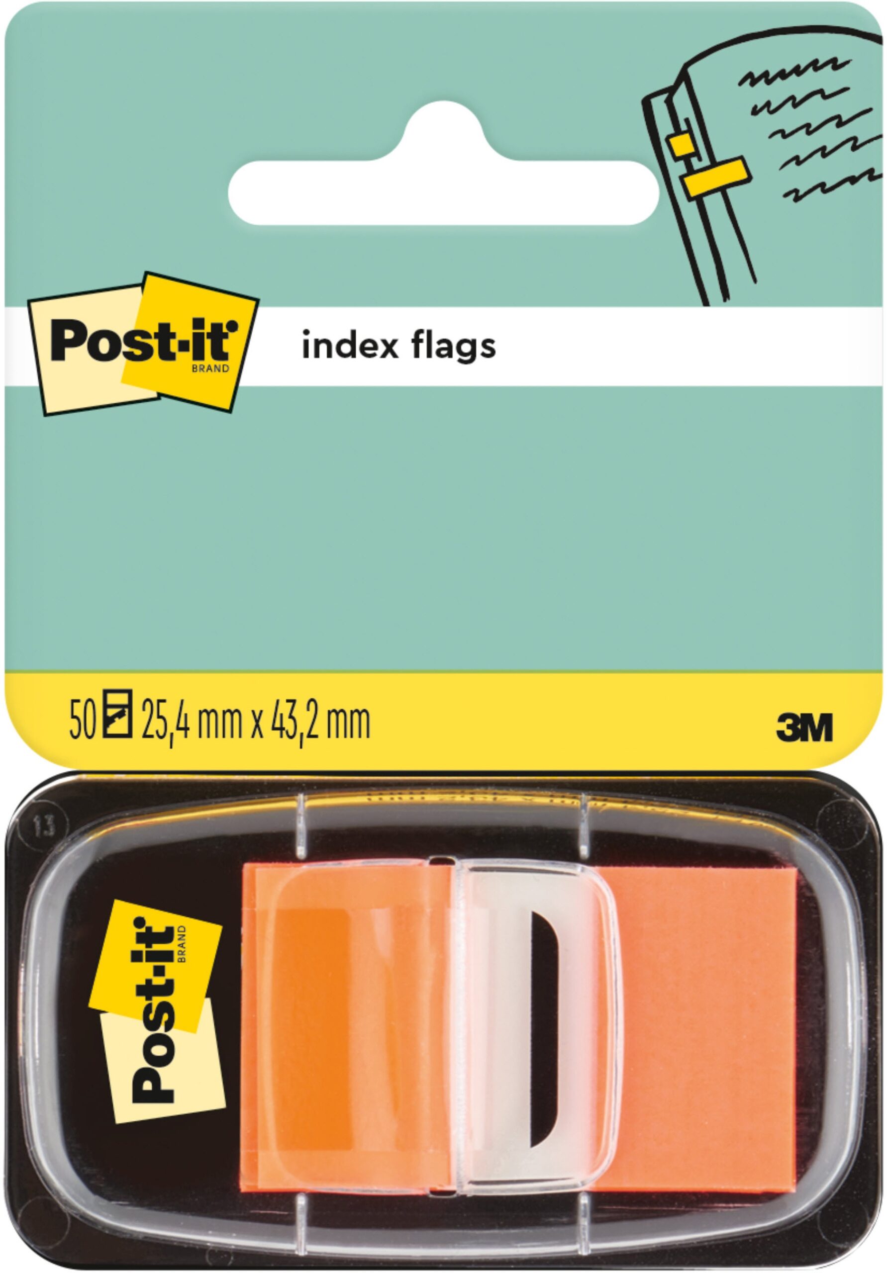 Post-it Index 680 orange