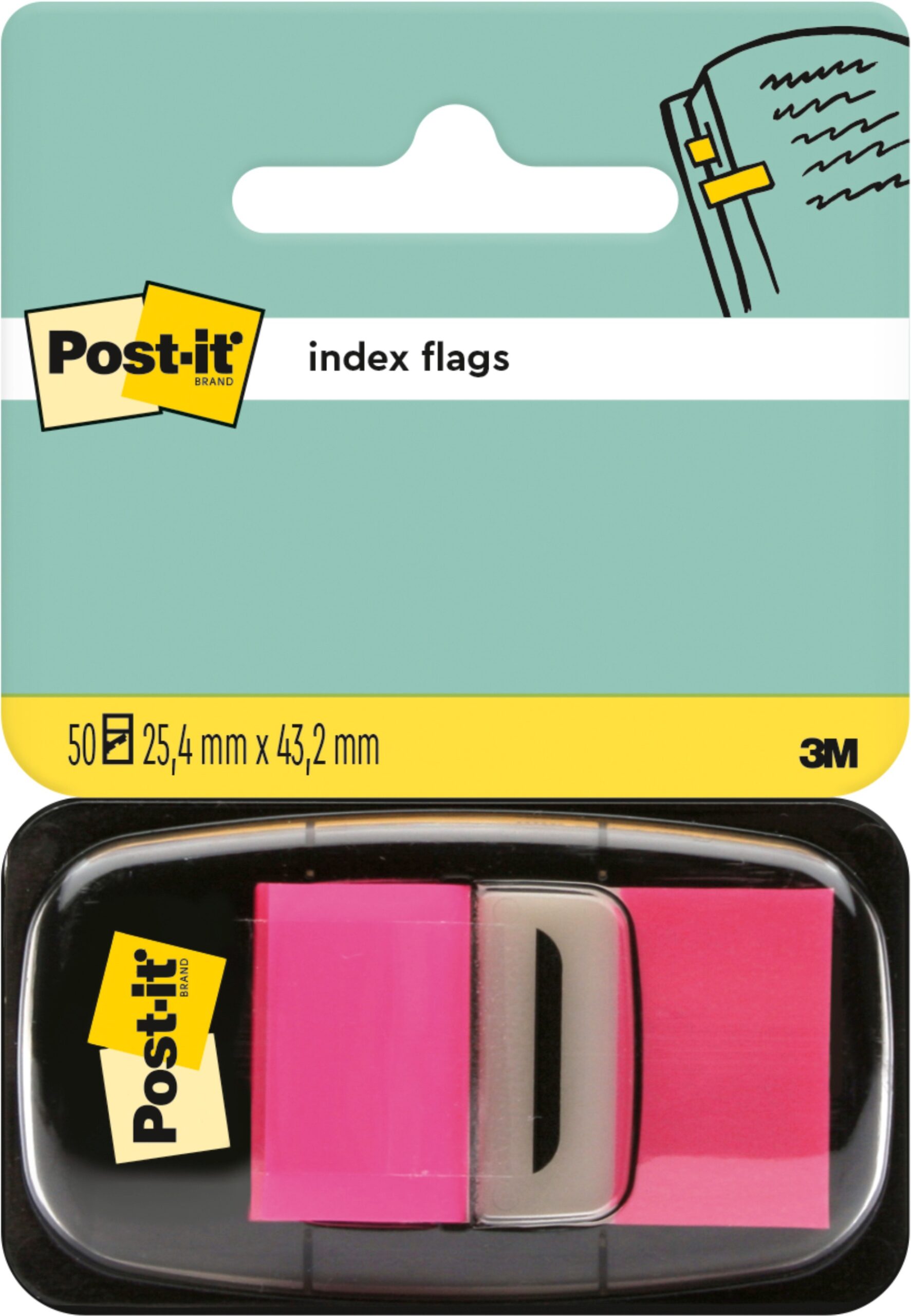 Post-it Index 680 pink