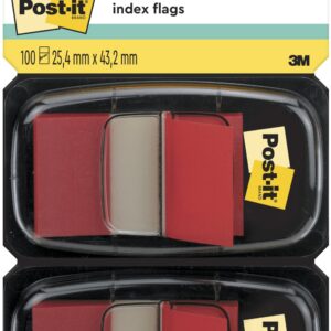 Post-it Index 680 rot