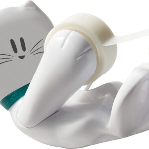 Scotch Dispenser Kitty Tape + Mag.810 weiss
