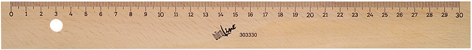 BÜROLINE Holzmassstab 30cm
