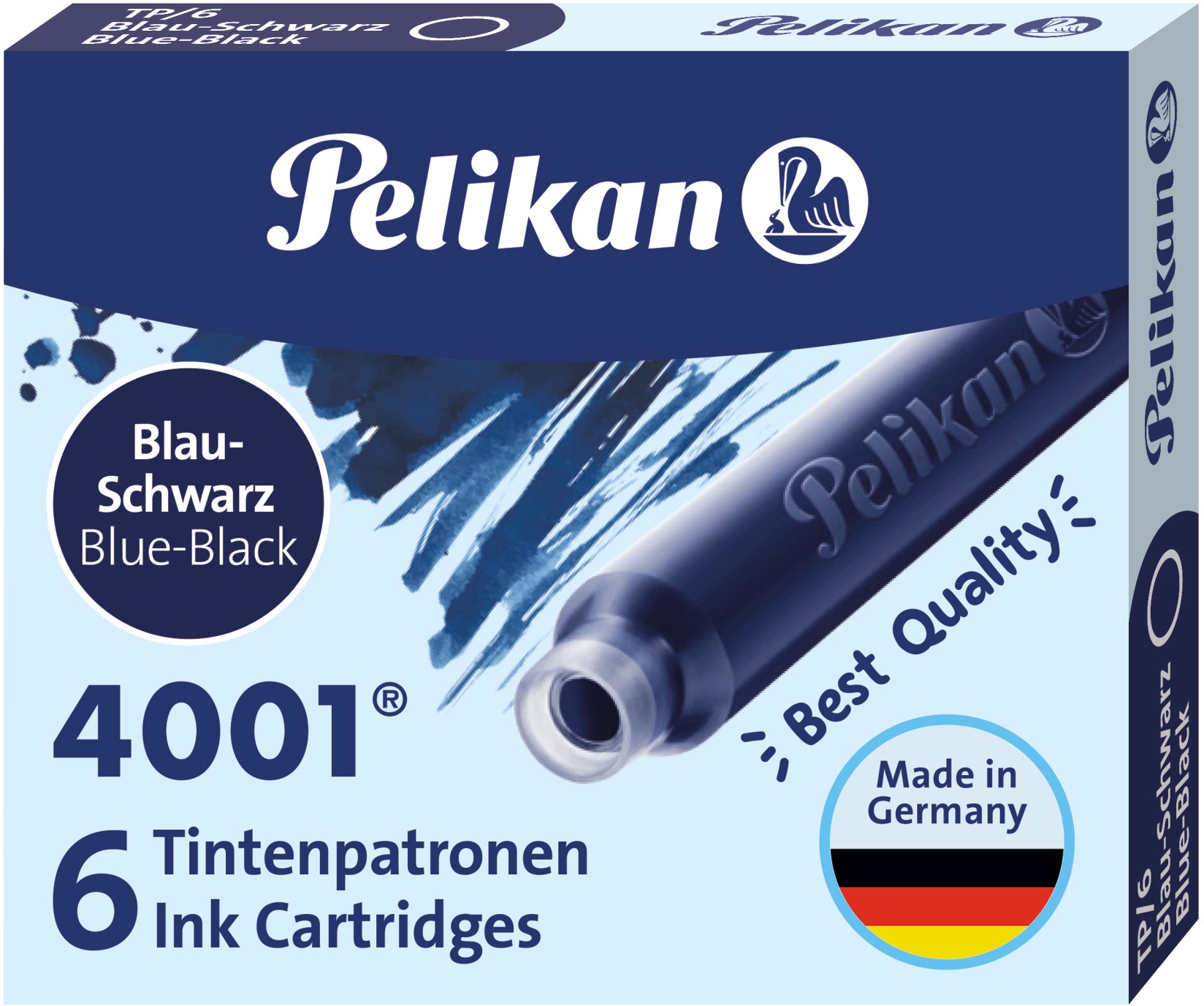 Tintenpatrone 4001 blau-schwar