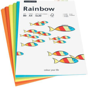 Rainbow A4 80g Mix intensiv