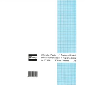 MM-Block A3 80g 50Bl blau