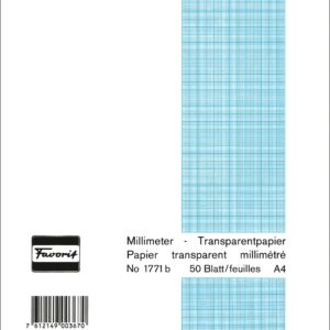 MM-Block transp.A4 65g 50Bl bl