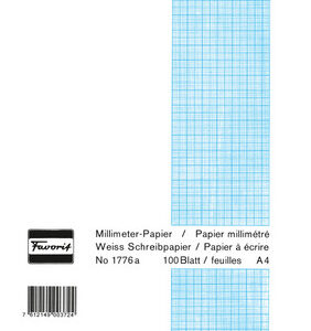 MM-Block A4 80g 100Bl blau