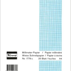 MM-Block A4 80g 25Bl blau