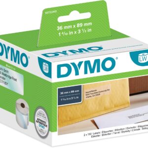 Dymo Adress-Etik. gross trans.