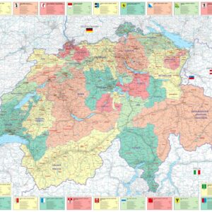 Büro-/Organis. Karte Poster