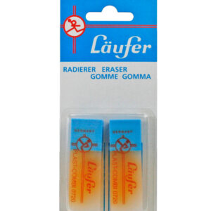 LÄUFER    Radierer Plast Combi