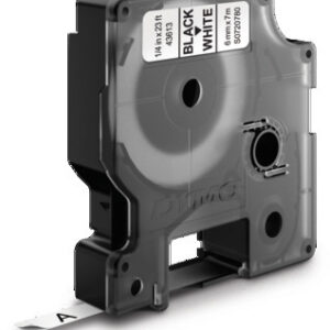 Dymo Band D1 6mm weiss/schwarz