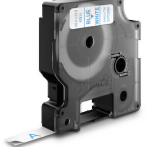 Dymo Band D1 9mm weiss/blau