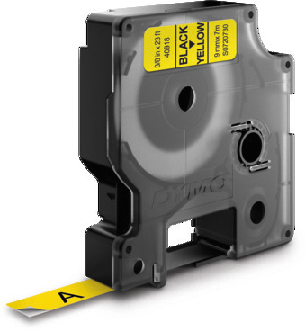 Dymo Band D1 9mm gelb/schwarz