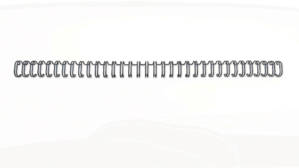 GBC Drahtbinderücken 12mm A4