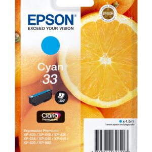 EPSON     Tintenpatrone 33          cyan