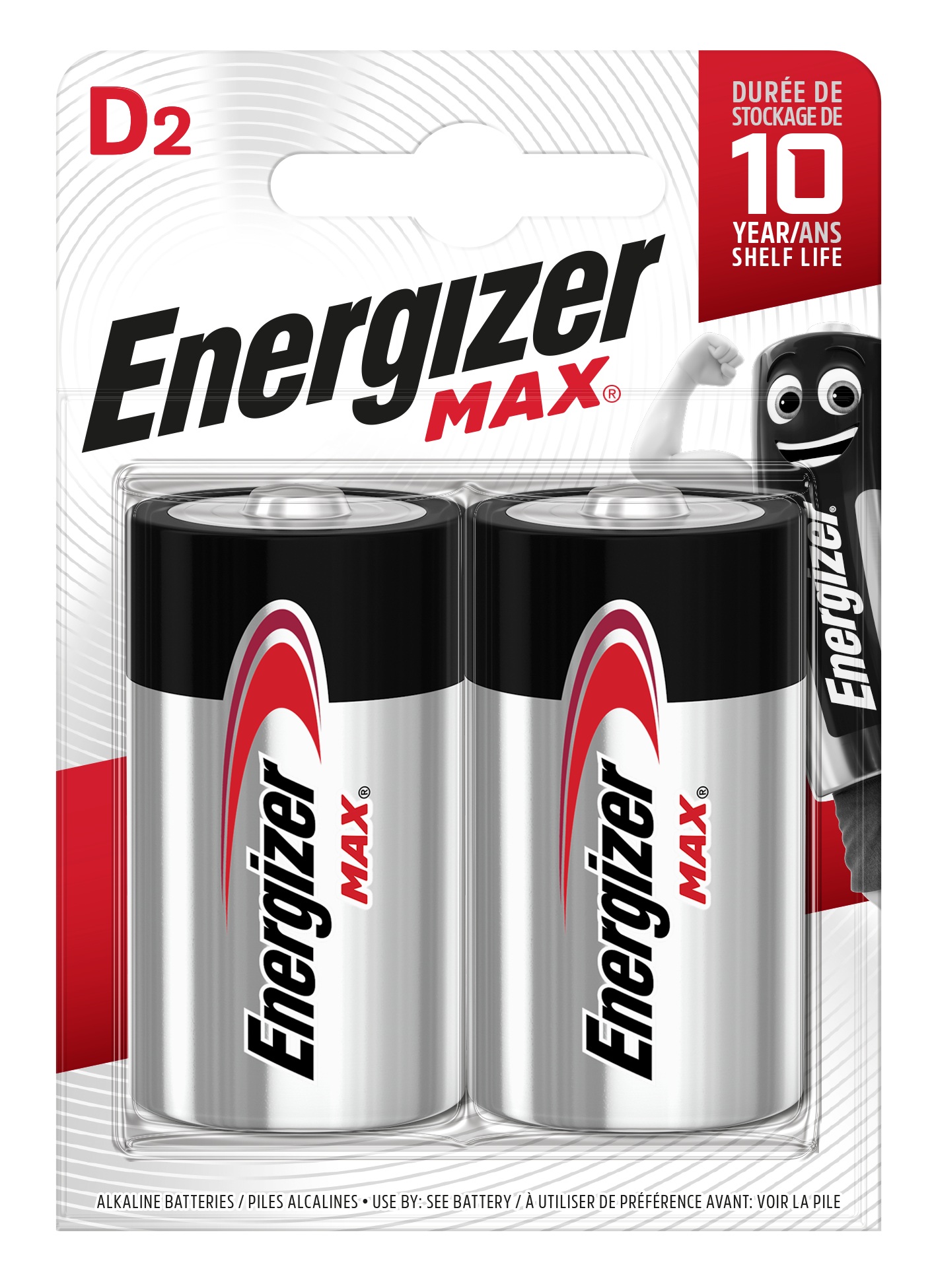 ENERGIZER Batterien Max D 1.5V