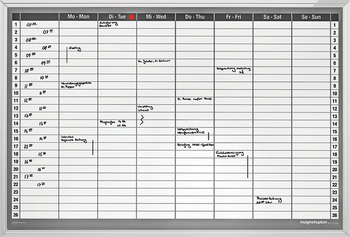 MAGNETOP. Wochenplaner CC