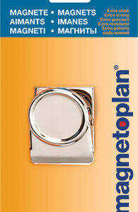 MAGNETOP. Klippmagnet silber