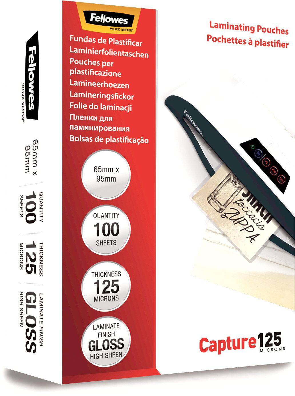 FELLOWES Laminiertasche 65x95mm