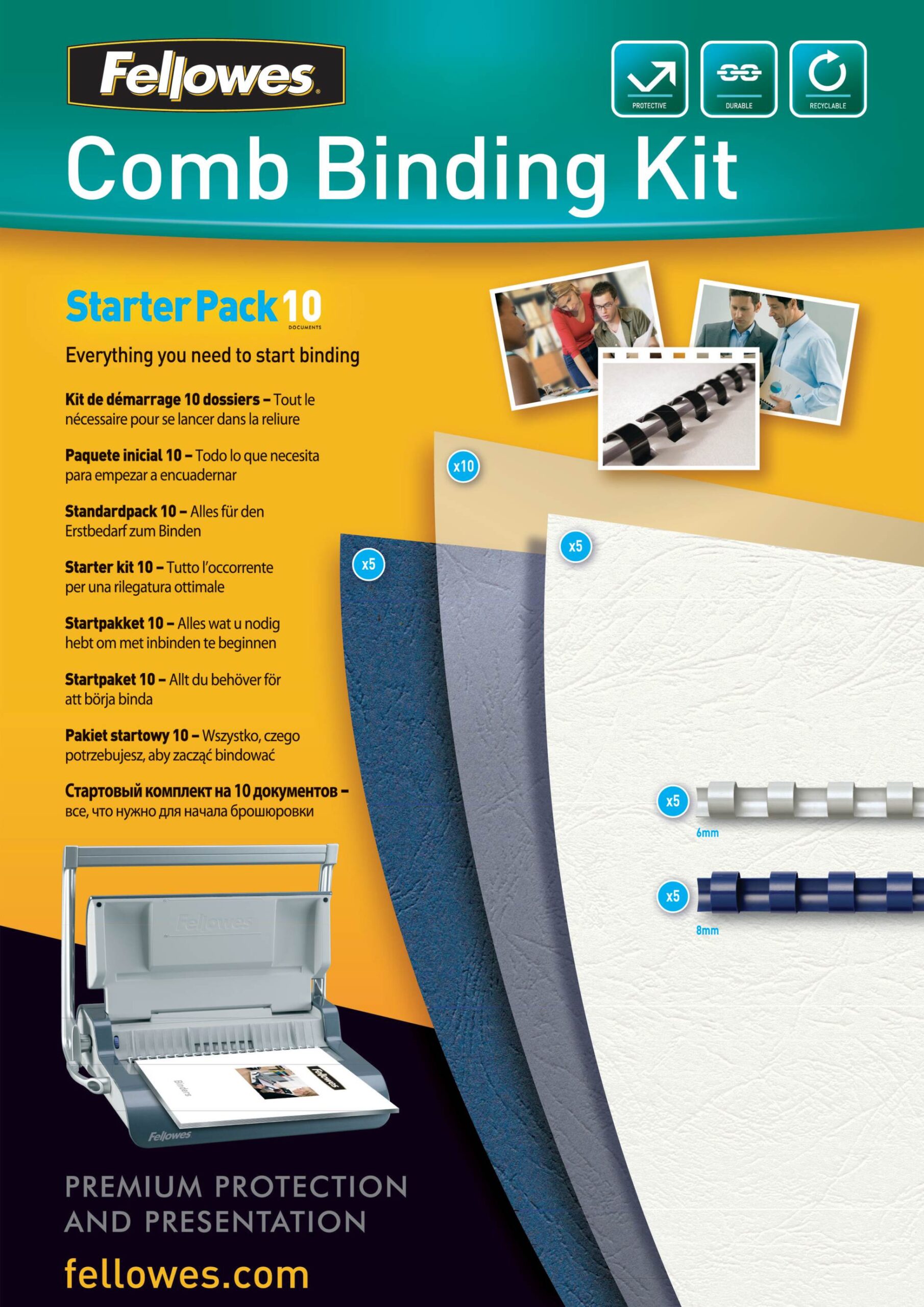 FELLOWES Starterkit für 10 Dokumente