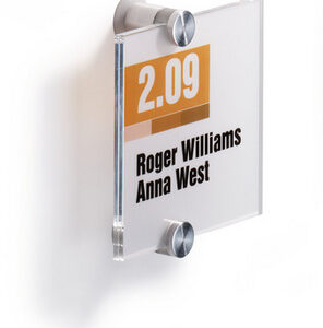 DURABLE   Türschild Crystal Sign