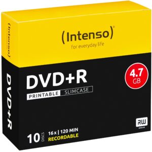 INTENSO   DVD+R Slim               4.7GB