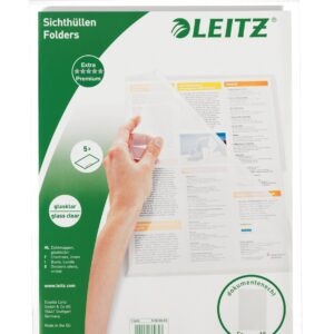 LEITZ     Premium Sichtmappe PVC      A4