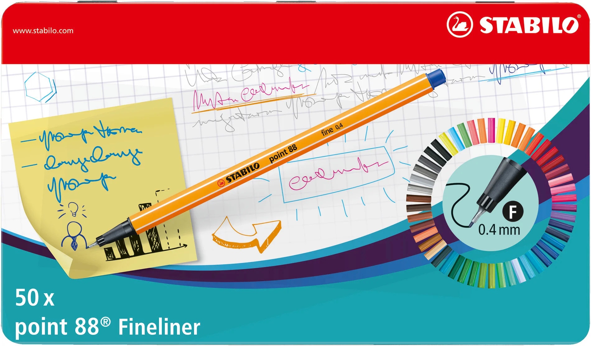 STABILO Fineliner Point 88 0.4mm