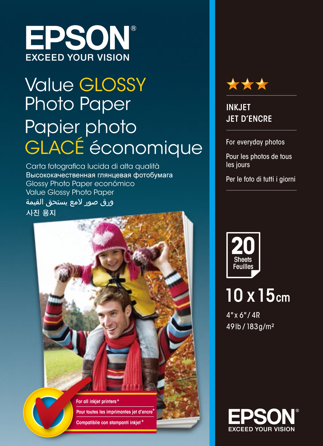 EPSON Value Photo Paper 10x15cm